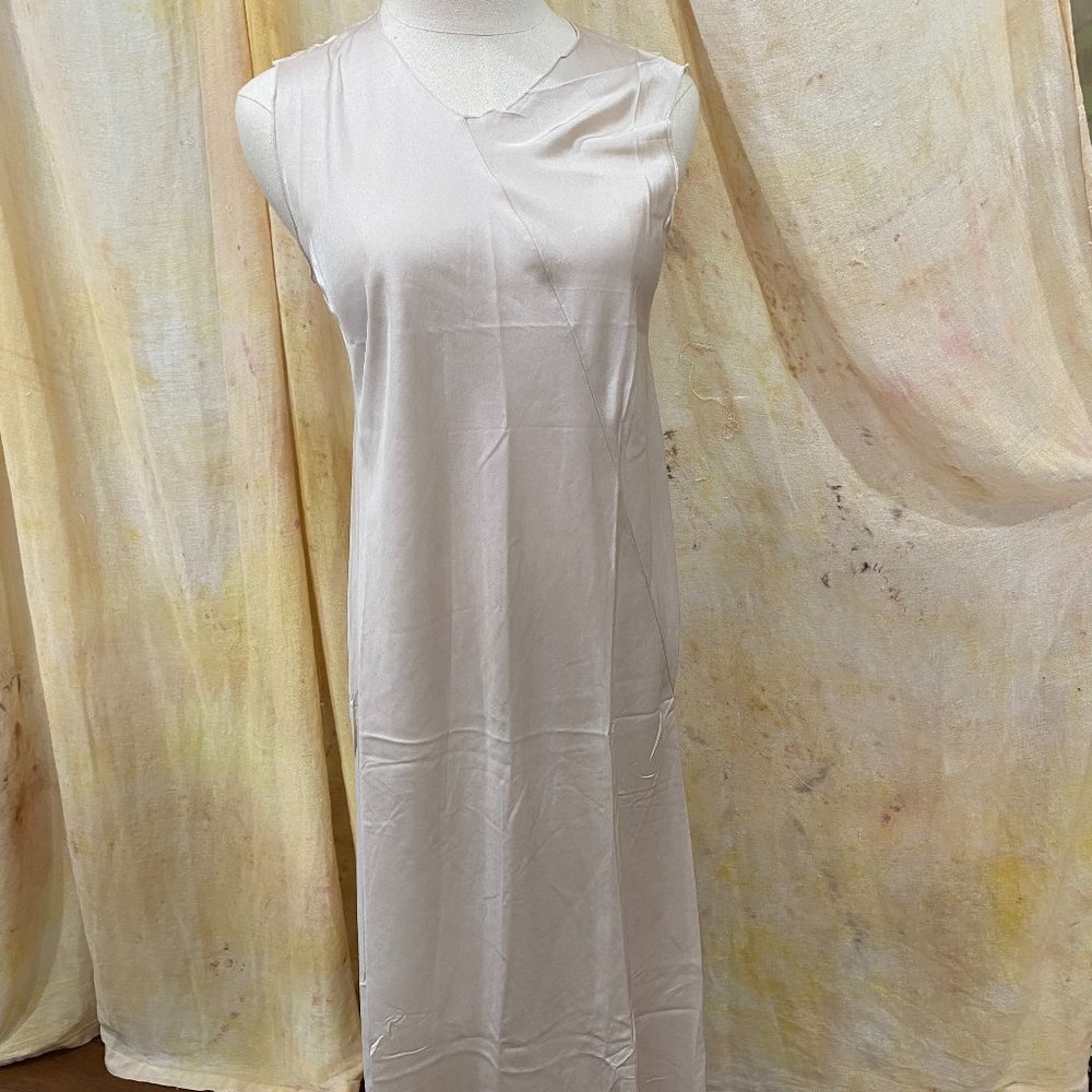 NEW Champagne Sleeveless Midi Dress